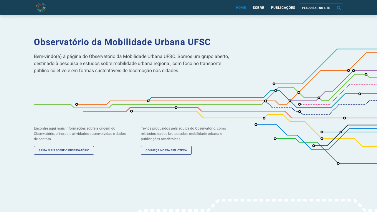 Imagem de pré visualização do projeto Observatório da Mobilidade Urbana
