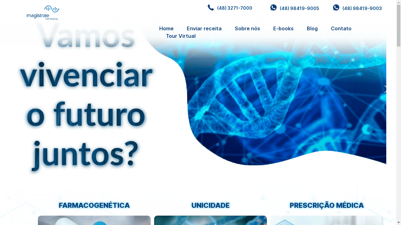 Imagem de pré visualização do projeto Magistrale Farmácia