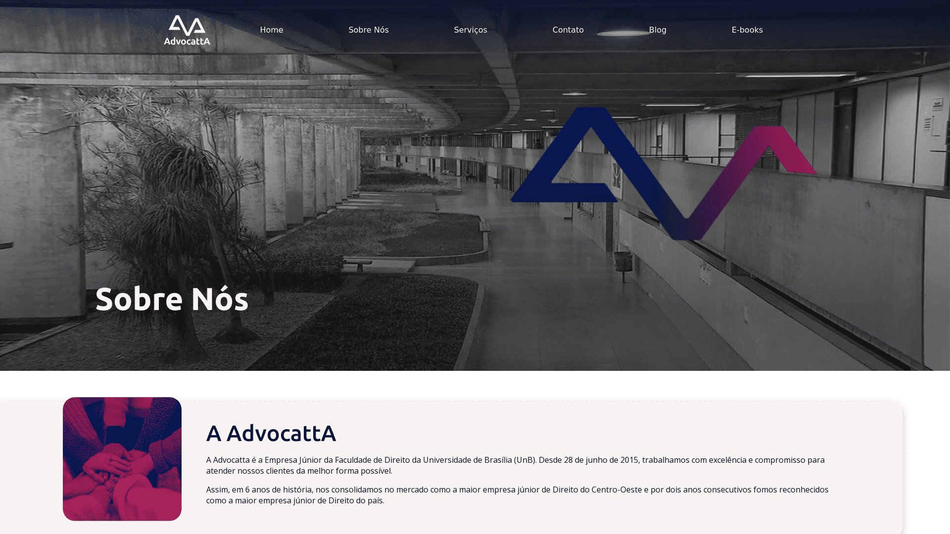Imagem de pré visualização do projeto Advocatta
